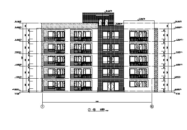 [吉林]16年最新10栋公寓楼框剪结构建筑施工图（含全专业...cad施工图下载【ID:149775188】