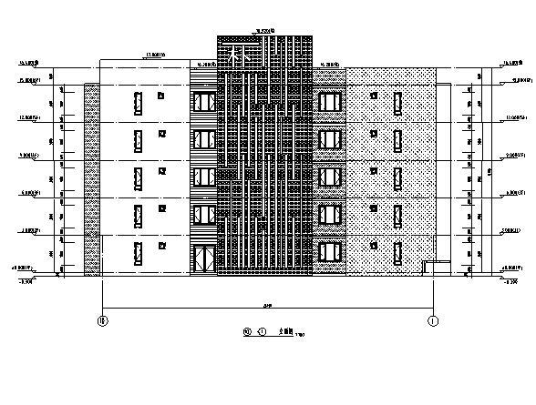 [吉林]16年最新10栋公寓楼框剪结构建筑施工图（含全专业...cad施工图下载【ID:149775188】