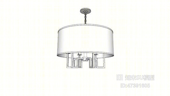 吊灯SU模型下载【ID:317922849】