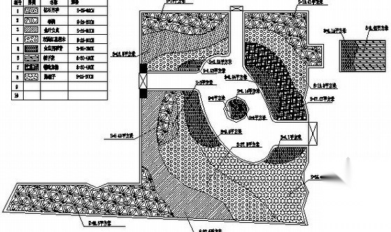 居住区屋顶花园园林景观工程施工图cad施工图下载【ID:161013155】