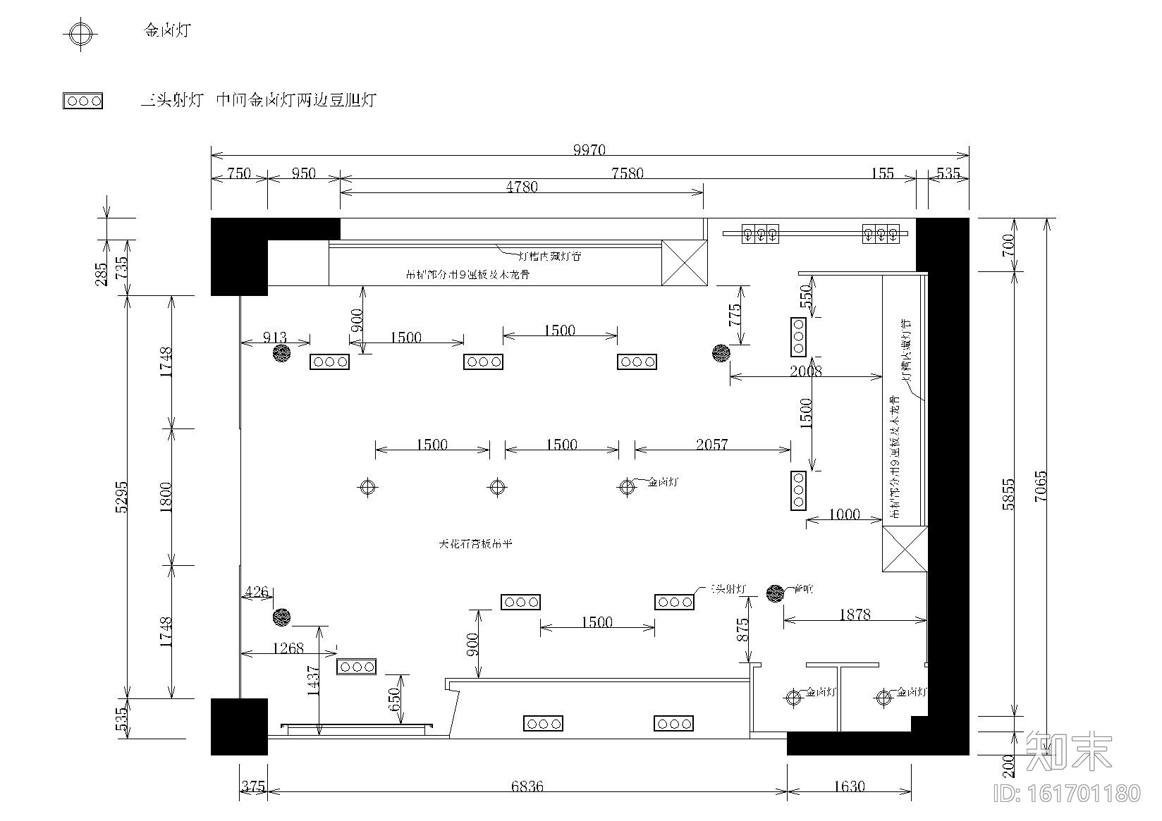 130平方服装店设计施工图施工图下载【ID:161701180】