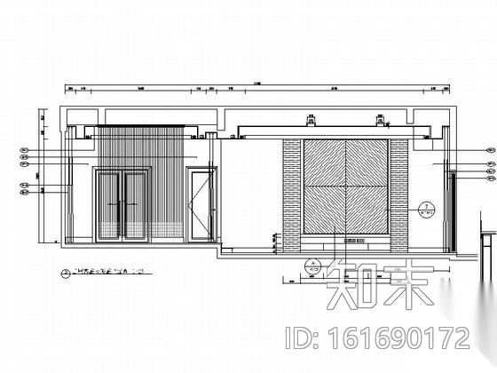 [南京]优雅豪华时尚复式住宅室内设计全套施工图（含物料...cad施工图下载【ID:161690172】