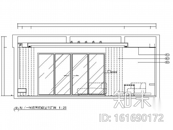 [南京]优雅豪华时尚复式住宅室内设计全套施工图（含物料...cad施工图下载【ID:161690172】