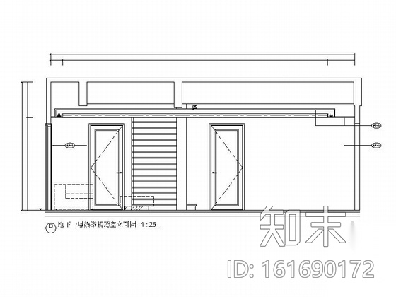 [南京]优雅豪华时尚复式住宅室内设计全套施工图（含物料...cad施工图下载【ID:161690172】