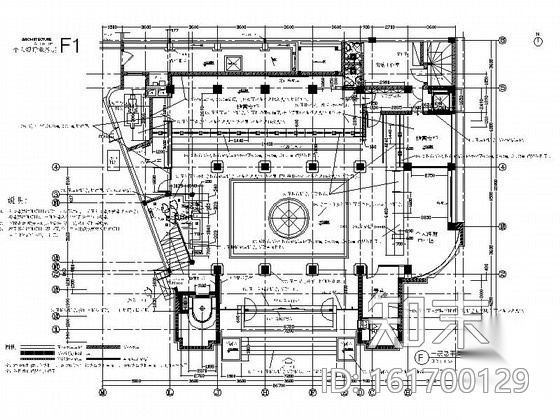 建行营业大厅室内施工图cad施工图下载【ID:161700129】