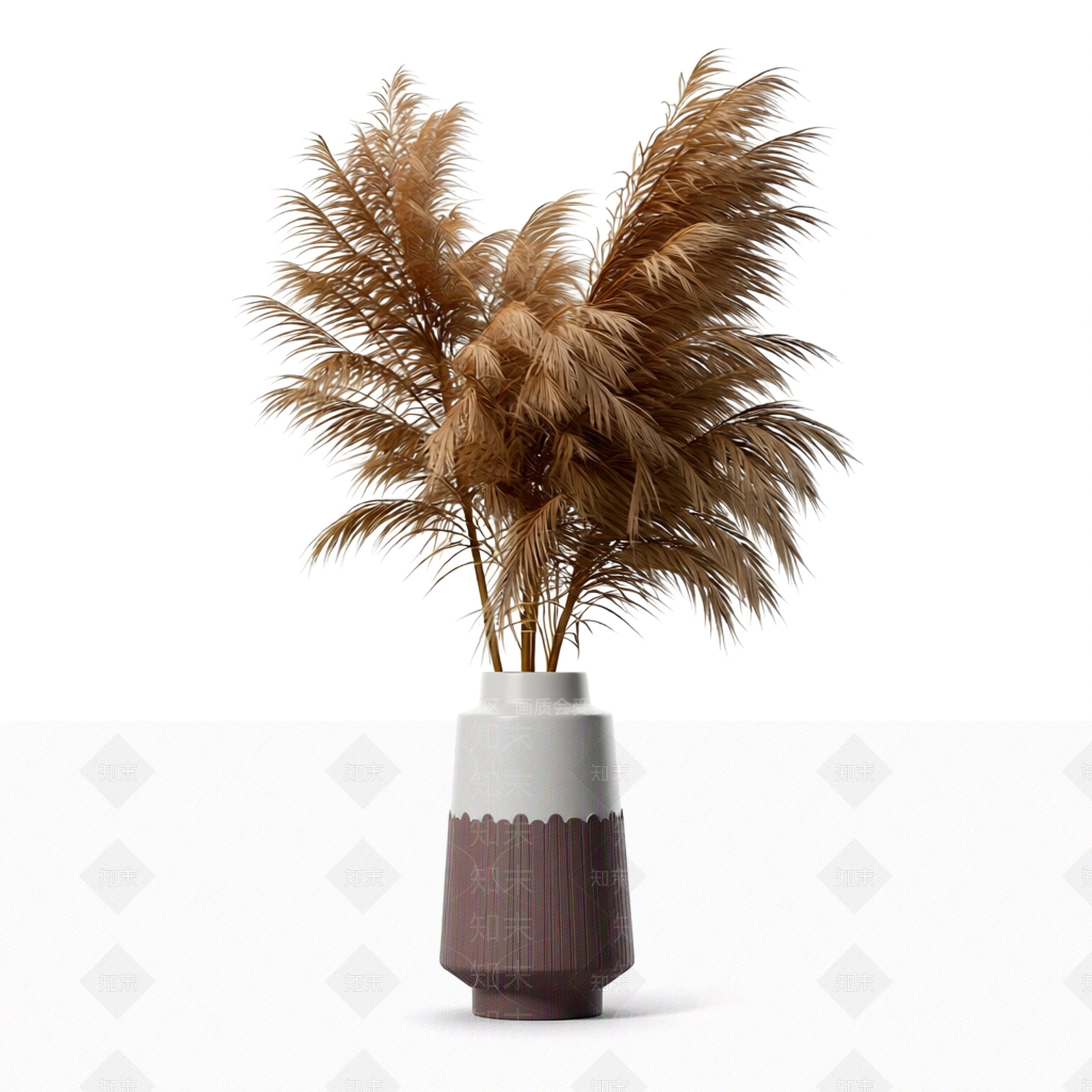 带花瓶的芦苇装饰3D模型下载【ID:1206182014】