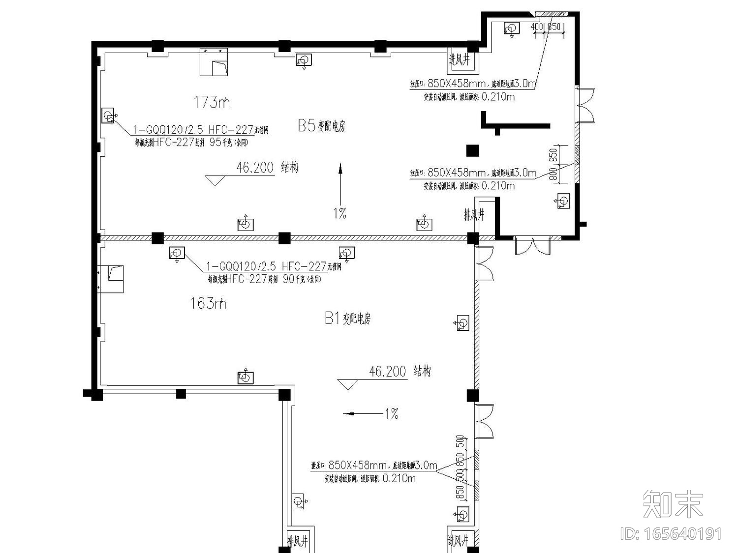 [河南]新钢棚户区改造工程路东区建筑给排水图（含污水系...cad施工图下载【ID:165640191】