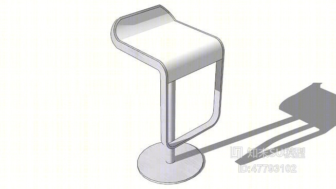 吧椅SU模型下载【ID:47793102】
