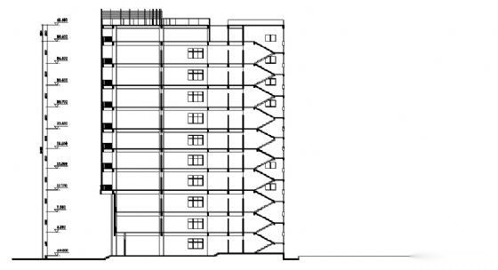 某十层少年宫建筑方案图cad施工图下载【ID:166448144】