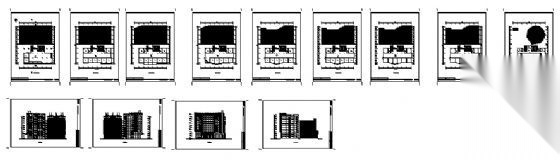 某十层少年宫建筑方案图cad施工图下载【ID:151619108】