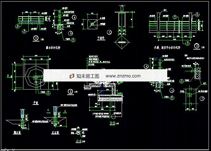 一套豪华别墅建筑施工图cad施工图下载【ID:36950967】