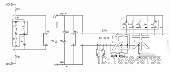 10KV配电柜全套电气图纸cad施工图下载【ID:166848153】