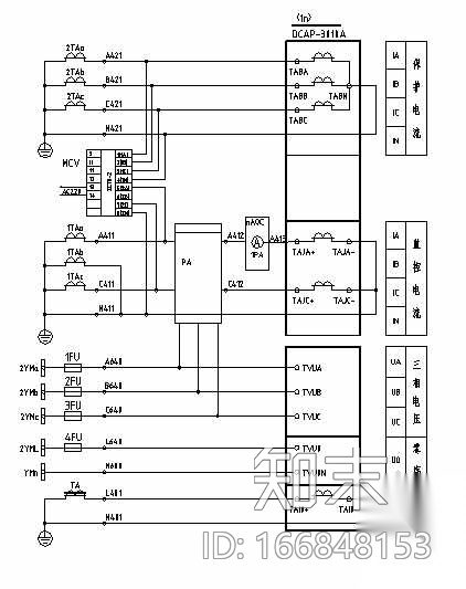 10KV配电柜全套电气图纸cad施工图下载【ID:166848153】