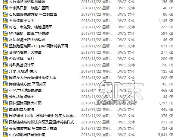 200多种道路铺装详图施工图下载【ID:348896000】