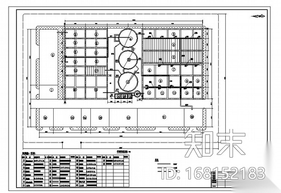 四川某农药厂家污水治理工艺竣工图cad施工图下载【ID:168152183】