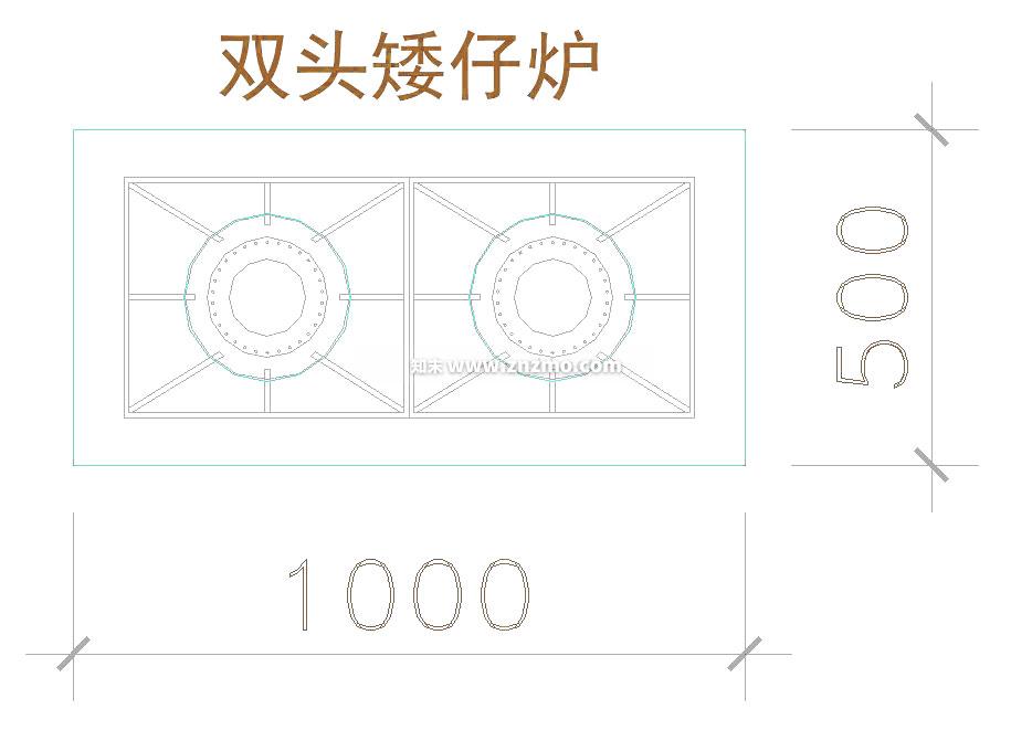 灶具cad施工图下载【ID:178694198】