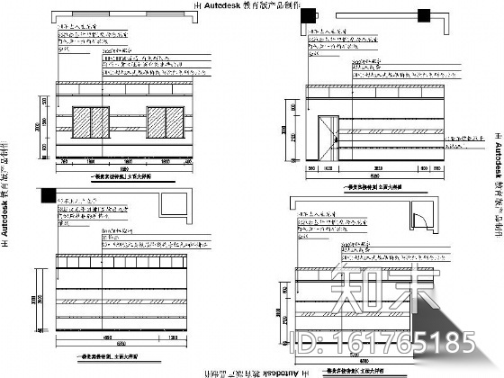 [安徽]某办公大楼室内装修图cad施工图下载【ID:161765185】