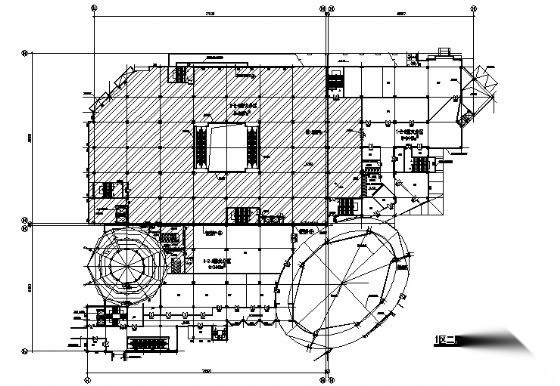 某五层商业楼（车库）建筑施工图cad施工图下载【ID:151684173】