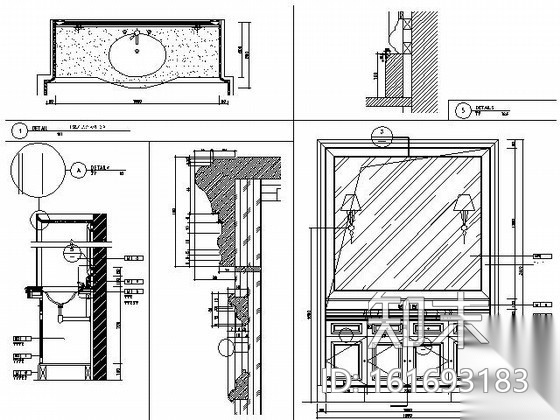 [上海]欧式豪华别墅s24施工图（含实景）cad施工图下载【ID:161693183】