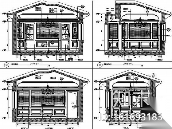 [上海]欧式豪华别墅s24施工图（含实景）cad施工图下载【ID:161693183】