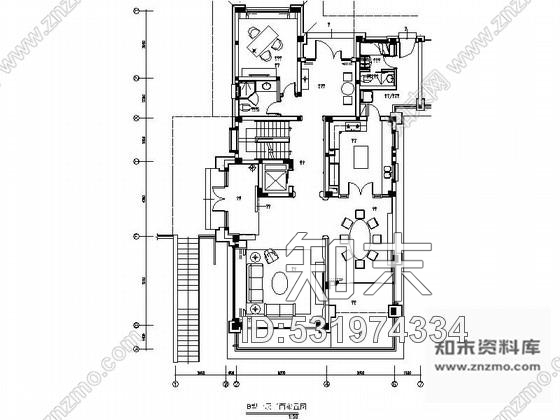施工图成都经典豪华三层别墅样板间室内装修图含方案文本cad施工图下载【ID:531974334】