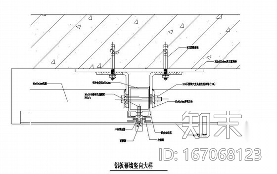 某重竞技馆外装幕墙施工图cad施工图下载【ID:167068123】