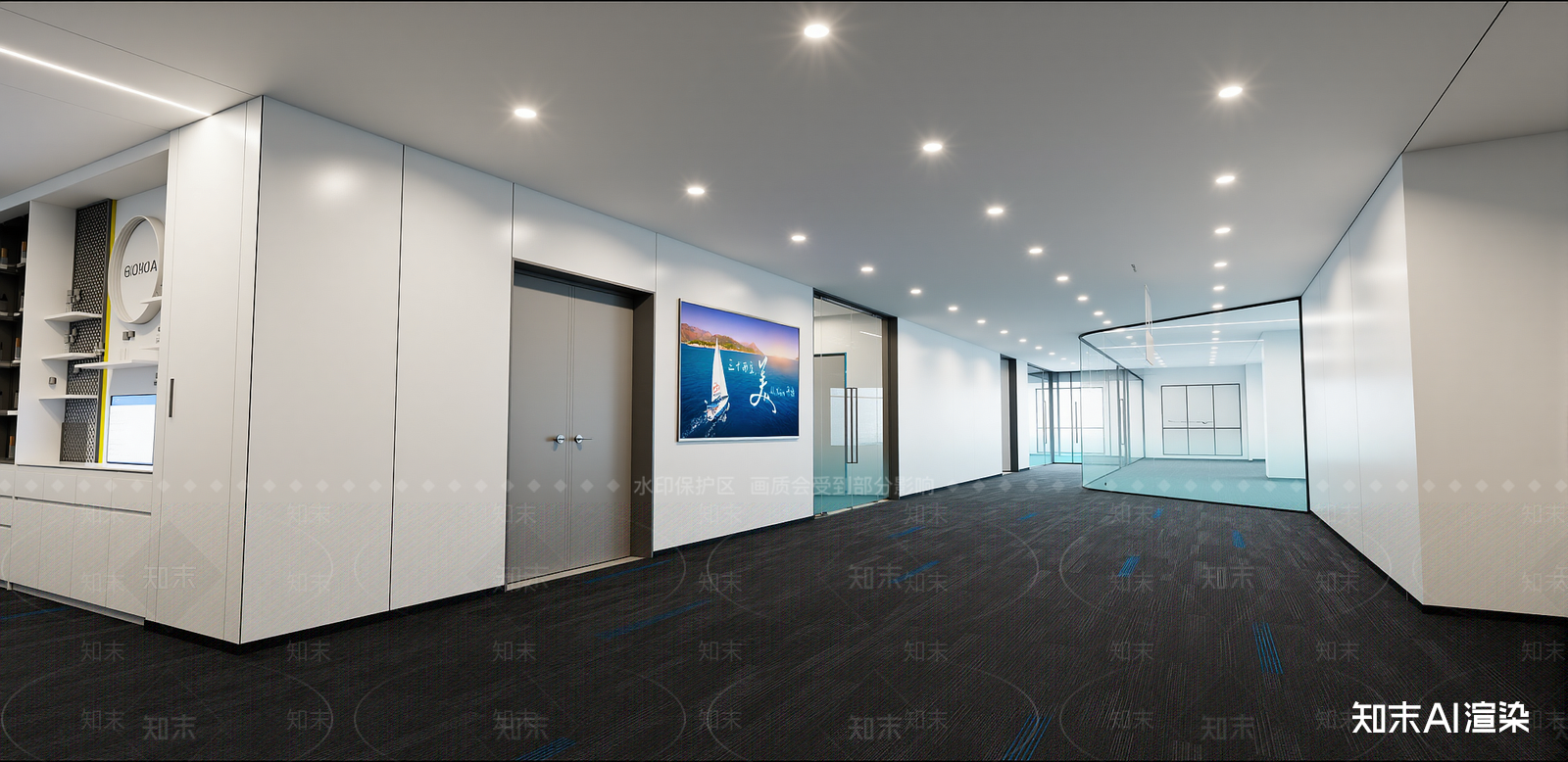 现代会议室SU模型下载【ID:1216064129】