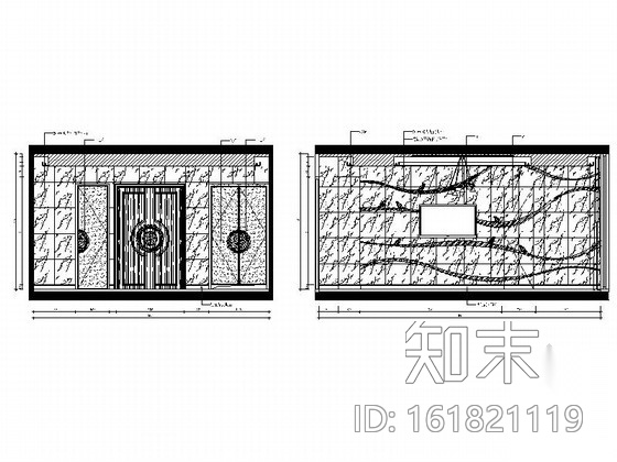 [南京]高档奢华休闲会所装修设计施工图（含效果及全套方...cad施工图下载【ID:161821119】