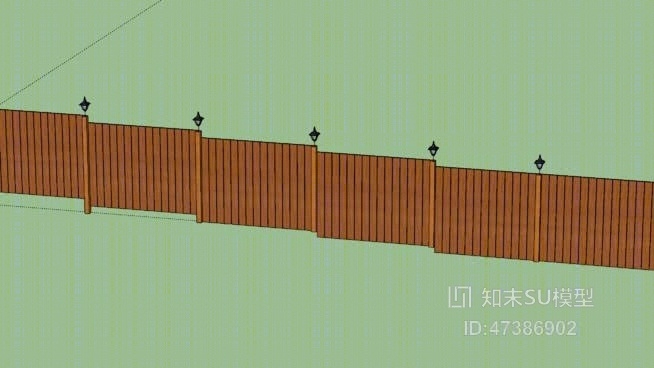栅栏SU模型下载【ID:317910588】