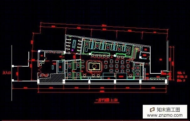 酒吧施工图施工图下载【ID:76948848】