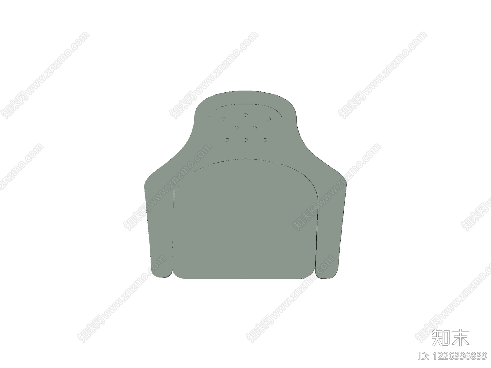 沙发cad施工图下载【ID:1226396839】
