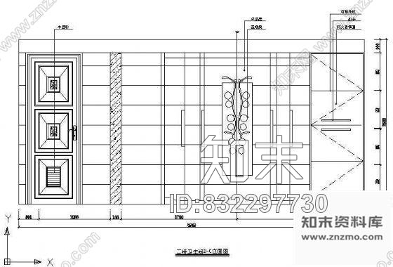 卫生间cad施工图下载【ID:832297730】