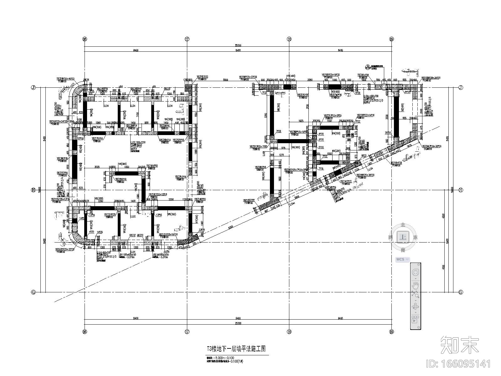 10层框架剪力墙结构施工图下载【ID:166095141】