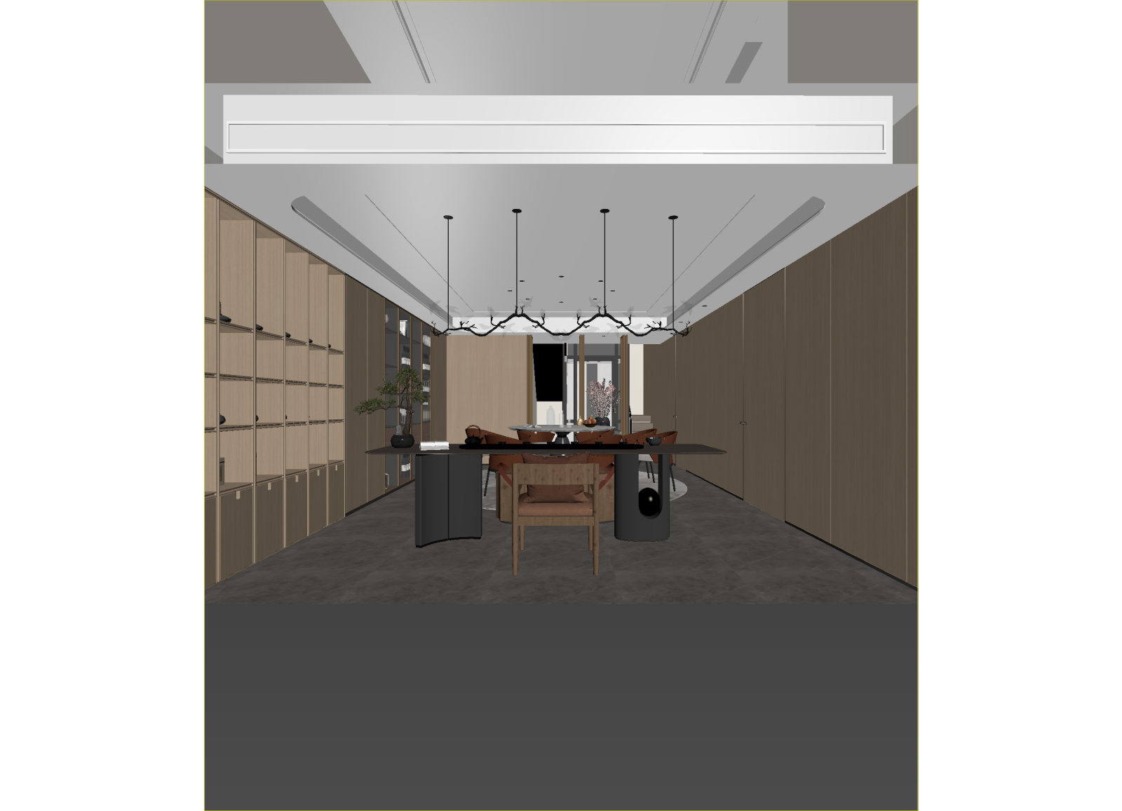 现代茶馆3D模型下载【ID:1214286514】