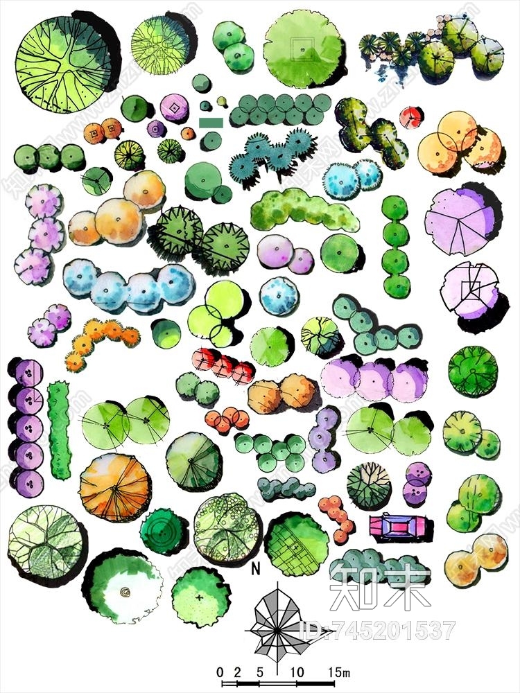 水彩手绘版本贴图贴图下载【ID:745201537】