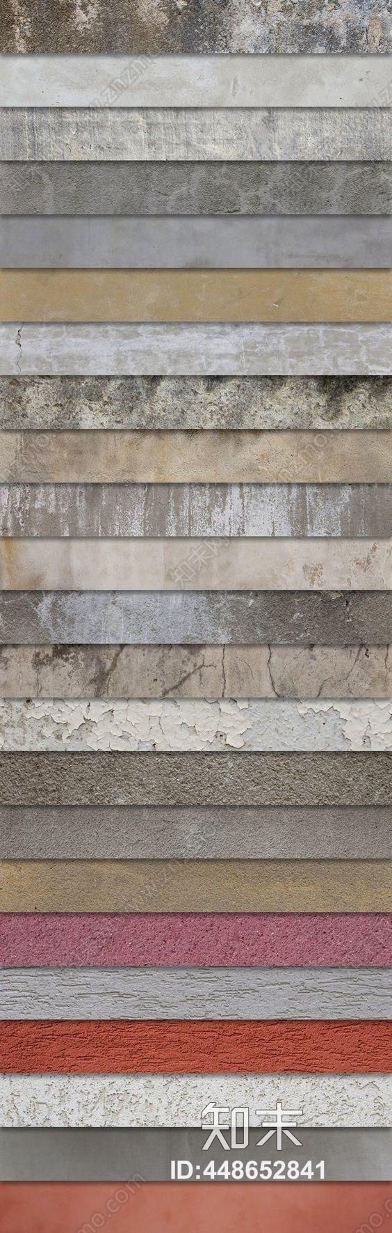 灰泥混凝土纹理平铺图像贴图下载【ID:448652841】