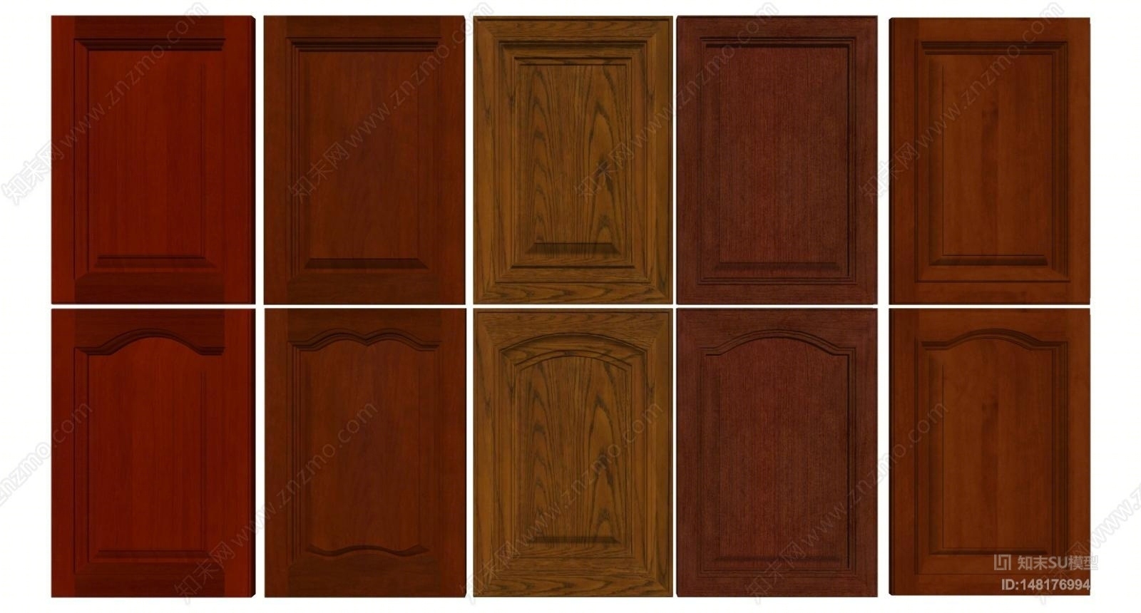欧式风格柜门SU模型下载【ID:148176994】