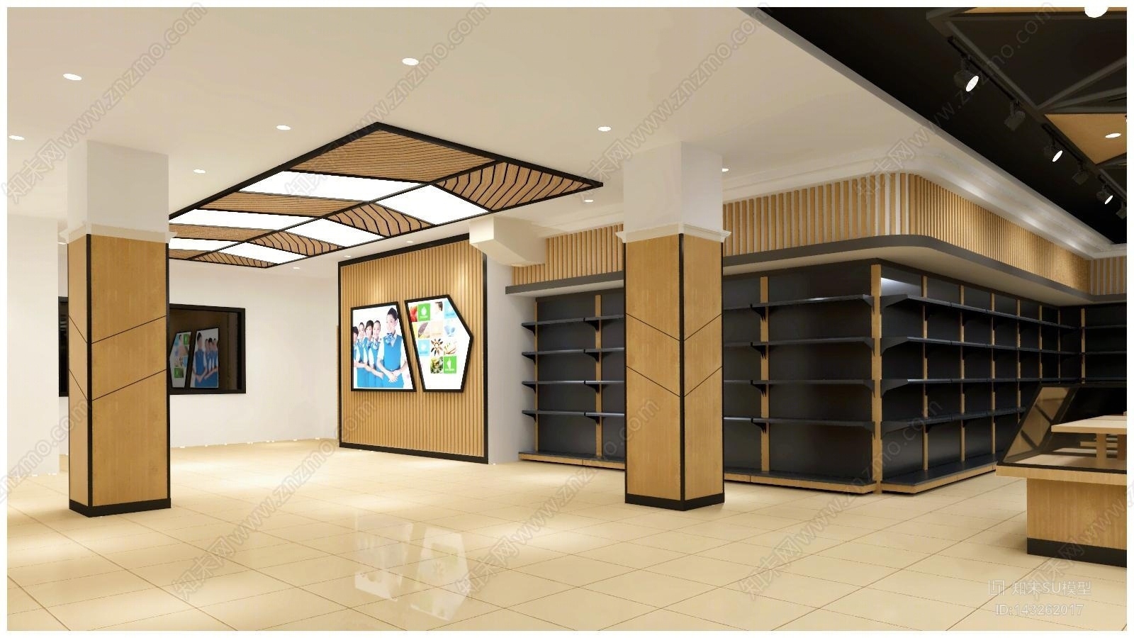 现代新汶超市SU模型下载【ID:143262017】
