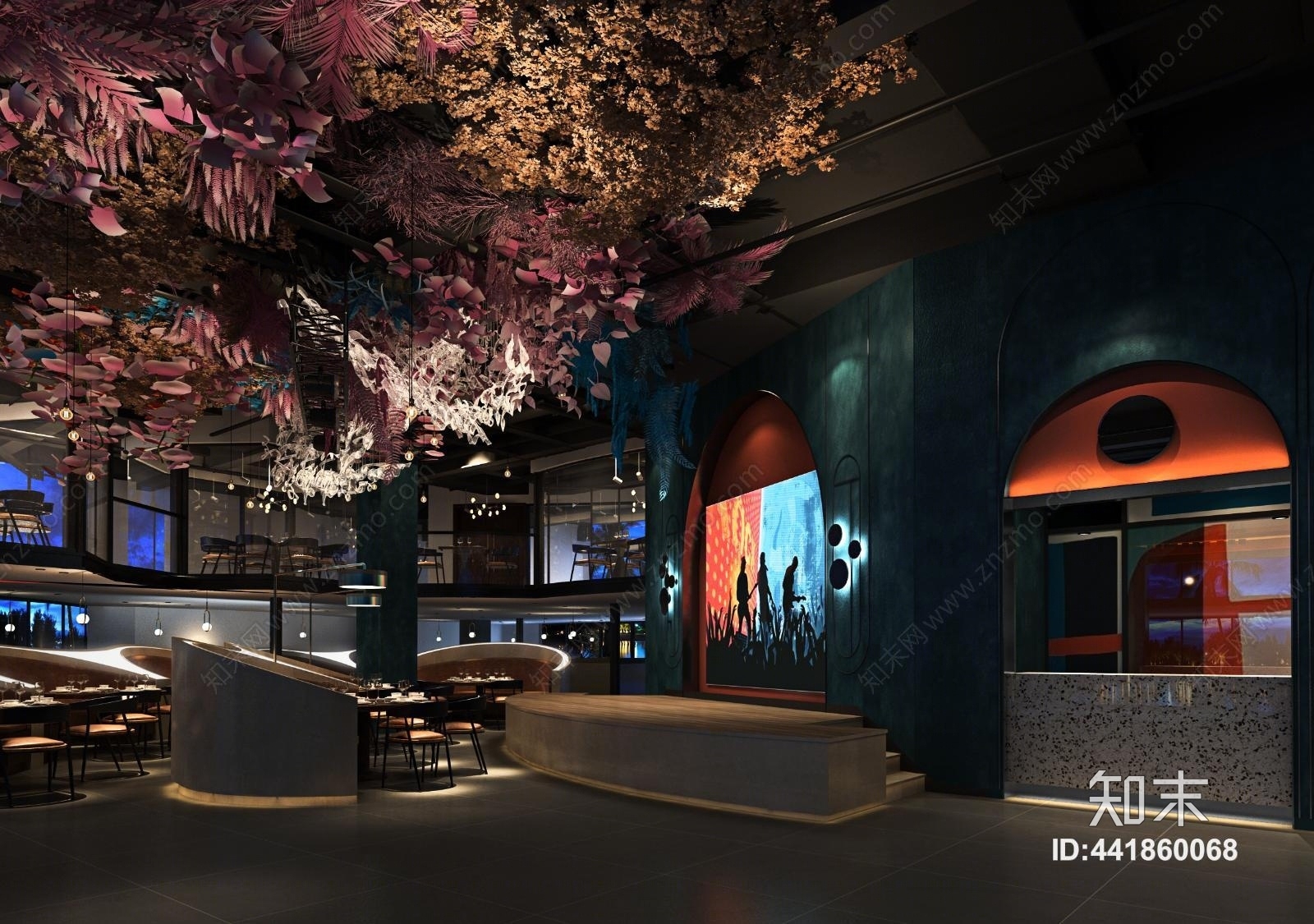 宴会厅3D模型下载【ID:441860068】