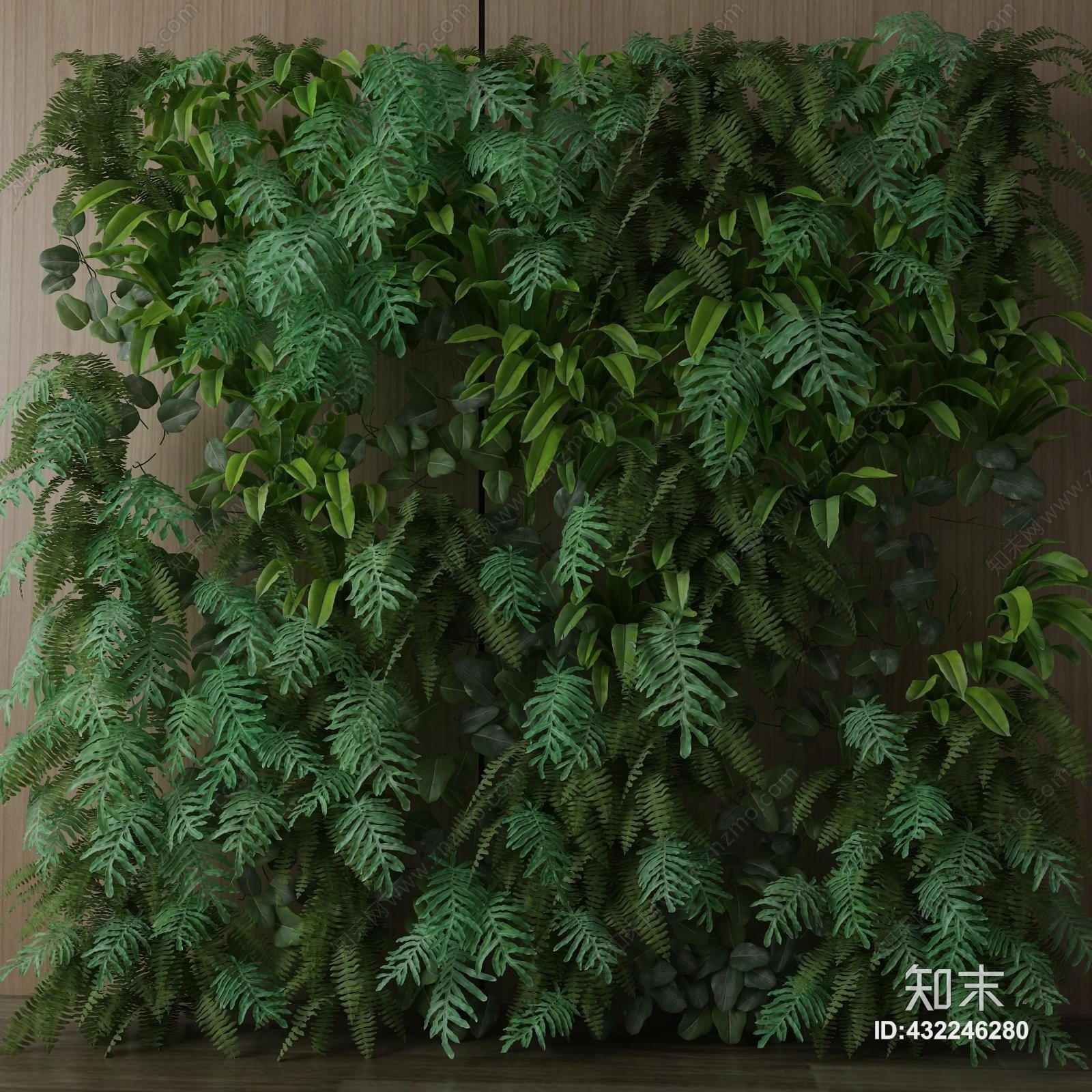 现代植物3D模型下载【ID:432246280】