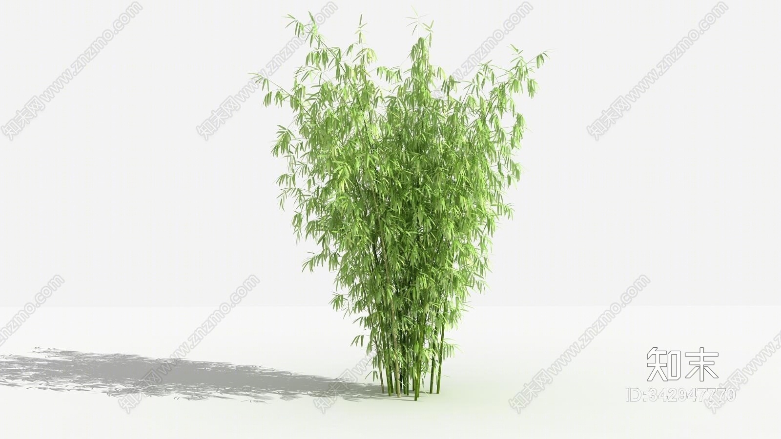 中式竹子3D模型下载【ID:342947770】