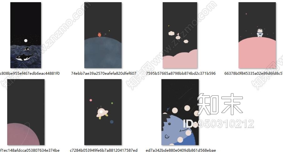 常用高清天空主题儿童壁纸贴图下载【ID:950310212】