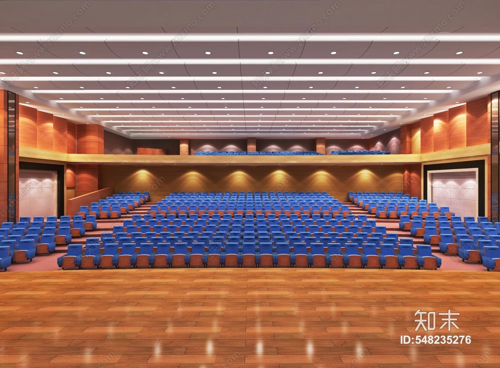 现代声学多功能报告厅3D模型下载【ID:548235276】