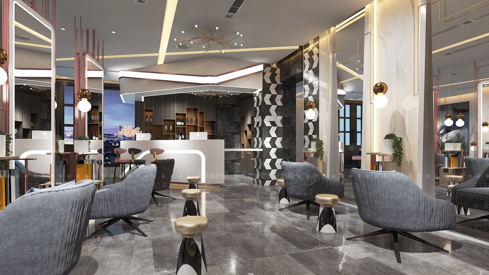 现代理发店3D模型下载【ID:233541606】