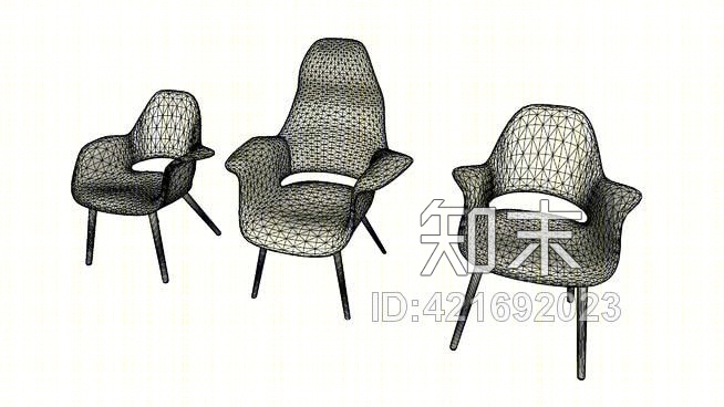 维特拉有机椅SU模型下载【ID:421692023】