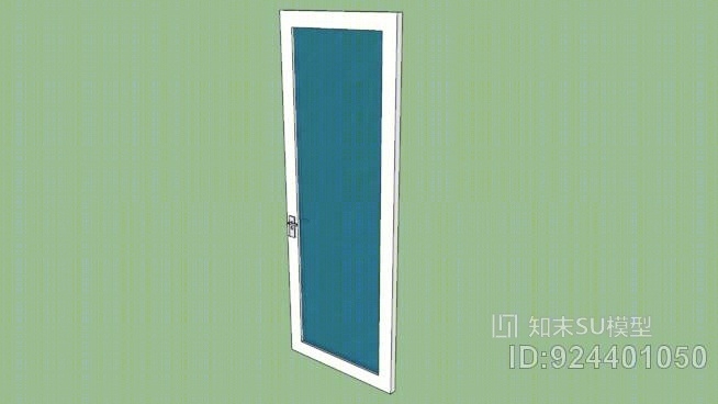 铝玻璃门8X3SU模型下载【ID:924401050】