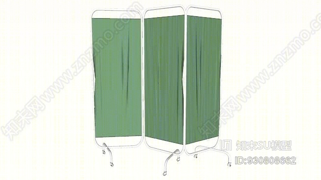 医用医院隔离屏SU模型下载【ID:930808662】