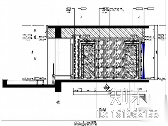 [深圳]某国际大酒店总经理套房室内施工图(含效果图)施工图下载【ID:161962153】