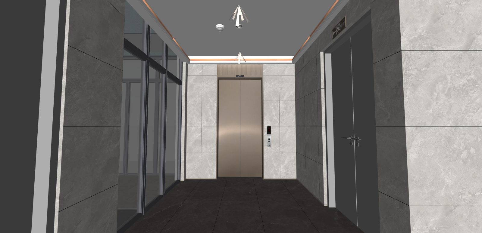 现代其他公共空间SU模型下载【ID:1215980923】