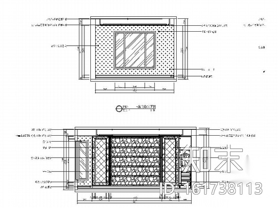 高档豪华三层别墅装修施工图（含效果）cad施工图下载【ID:161738113】